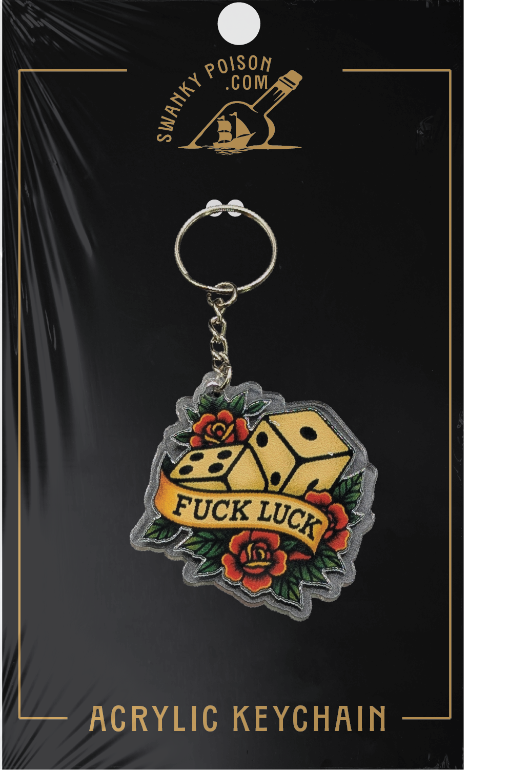 Fuck Luck Keychain