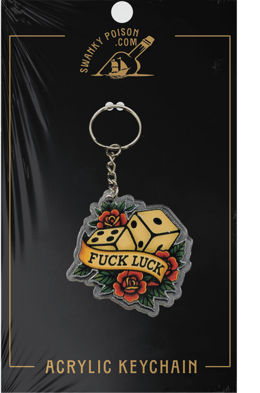 Fuck Luck Keychain